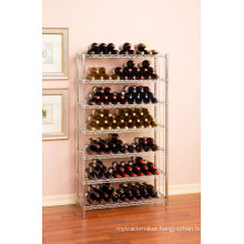 Free Standing Adjustable Commercial Iron Wine Cellar Rack, NSF Approval